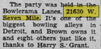 Bowlerama - Oct 03 1961 Article